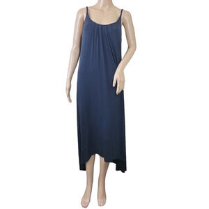 Nicole Miller High Low Hem Lightweight Spaghetti Straps Maxi Dress